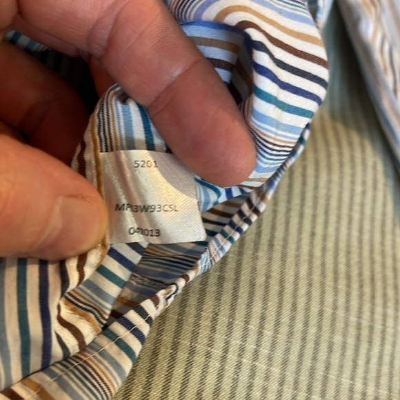 Peter Millar Long Sleeve Button Up Shirt - Picture 4 of 6